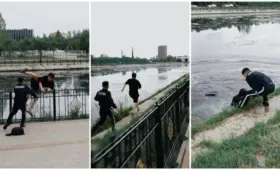 Арестован блогер, устроивший в Астане пранк в полицейской форме и с участием «призывника»