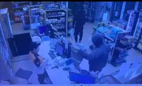 Вооруженный налет на АЗС попал на видео в Алматинской области