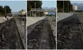 «Асфальт перекладывают уже в третий раз»: в акимате назвали причину нового ремонта вдоль Большой Алматинки