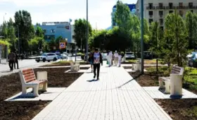 Аллея Конституции открылась в Казахстане