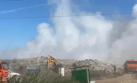 Пожар на полигоне стал причиной введения режима ЧС в Уральске