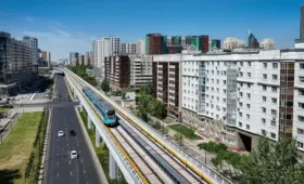 LRT в Астане временно остановилось: на рельсах загорелся электрокабель