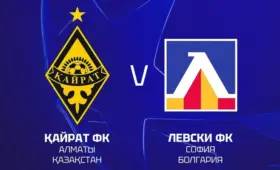 «Кайрат» снова проиграл «Левски» и вылетел из Лиги чемпионов УЕФА