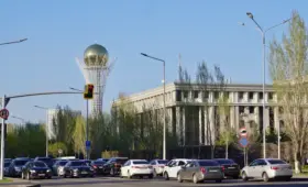 Лошадь испортила тротуар и зеленые насаждения в центре Астаны: наказание понес всадник