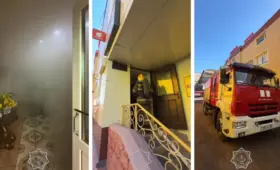 Огонь охватил сауну в Караганде: появились подробности