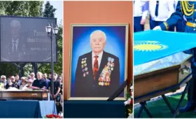 Халық Қаһарманы Ивана Гапича проводили в последний путь в Уральске