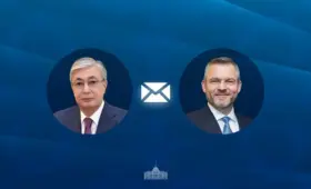 Токаев поздравил президента Словакии с Днем Конституции