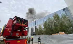 Крупный дым от пожара в Астане: стало известно, что горит