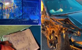 Zeekr протаранил автобус в Астане: четыре человека в больнице