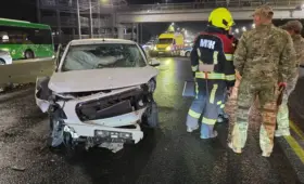Семь пострадавших и огромная пробка: что произошло на Северном кольце в Алматы