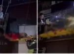 Женщина упала с пятого этажа на крышу кафе в Костанайской области