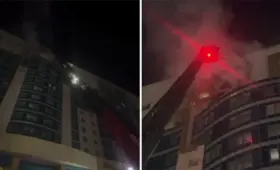 Пожар произошел в многоэтажке в Астане: жителей эвакуировали