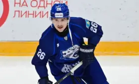 Игрок «Барыса» третью неделю подряд возглавляет рейтинг КХЛ