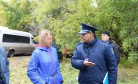 Гараж с мусорной свалкой возле него попал в поле зрения полиции Петропавловска
